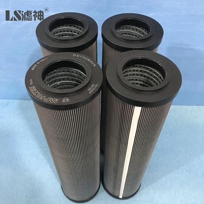 Substituição de um filtro de óleo hidráulico de 5 microns para uma bomba de escavadeira