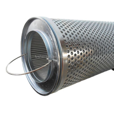 Substituição de um elemento hidráulico de filtro de óleo de fibra de vidro HIFI SH68181