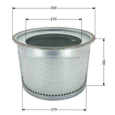 54601513 Compressor de ar Filtro de fibra de vidro Separador de óleo e gás