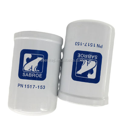 Cartucho Filtro de óleo refrigerante Fibra de vidro 1517-153 99,99 %