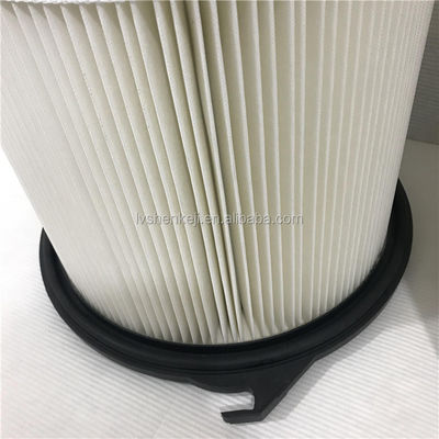 Cartucho de filtro de poeira colector Alta eficiência 99,5% 0,5 μm Porosidade