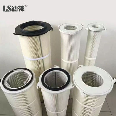 Cartucho de filtro de poeira industrial HEPA Cyclone 3 Lugs Coletor de flange para turbina a gás