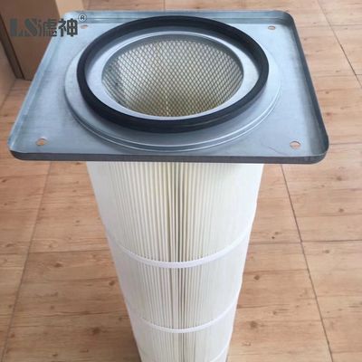 Cartucho de filtro de poeira industrial HEPA Cyclone 3 Lugs Coletor de flange para turbina a gás
